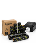 Cx 6 ribbons cera 110x74 Inkanto para Argox Zebra Elgin impressora