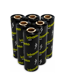 Cx 6 ribbons cera 110x74 Inkanto para Argox Zebra Elgin impressora