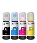 Kit com 4 Tintas Compatíveis para Epson EcoTank 504 / 544 – 4 Cores