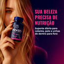 Power Mulher - Cabelo Pele Unha Premium - 18 Vitaminas e Minerais - 60 Caps