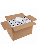 Caixa Com 30 Rolos De Bobinas Térmica 80x40 Branca