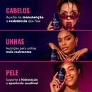 Power Mulher - Cabelo Pele Unha Premium - 18 Vitaminas e Minerais - 60 Caps