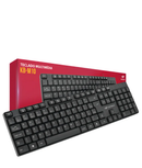 Teclado Abnt2 Multmídia Preto KB-M10BK C3tech Com Fio Usb Ergônomico