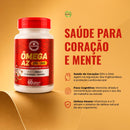 Ômega 3 Multivitamínico A-Z - 20 Vitaminas e Minerais + EPA DHA 1400 mg- 60 Caps