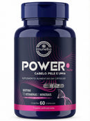 KIT  Power Mulher - Cabelo Pele Unha Premium - 18 Vitaminas e Minerais + 1 Ômega