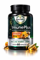 KIT 1 Super Imune Plus 490 mg - 10 mg Própolis + Vitaminas e Minerais Essenciais