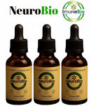 Kit 3 NeuroBio – Memória  Foco e Concentração - 30 ML