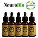 Kit 5 NeuroBio – Memória  Foco e Concentração - 30 ML